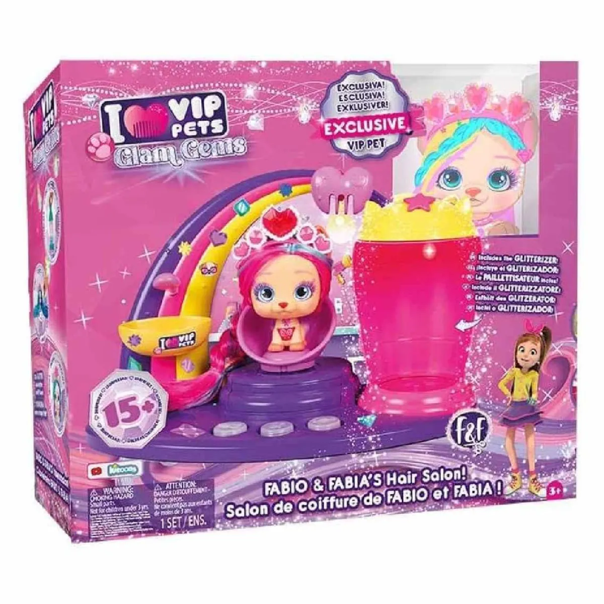 IMC Coleccionables Y Mini Mundos*Vip Pets - La peluquería de Fabio y Fabia