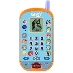 VTECH Coleccionables Y Mini Mundos*- Bluey - Teléfono de actividades educativo con aprendizaje de números, cálculo y lógica ㅤ