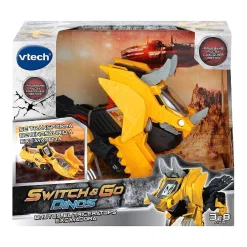 VTECH Figuras De Acción*- Brutus el triceratops excavadora Switch & Go Dinos