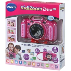 VTECH Juguetes Educativos Y Libros*- Cámara Digital Kidizoom Duo FX Rosa