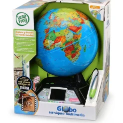 VTECH Steam*- Globo terráqueo interactivo multimedia con vídeos de la BBC y 11 categorías de contenidos para explorar ㅤ