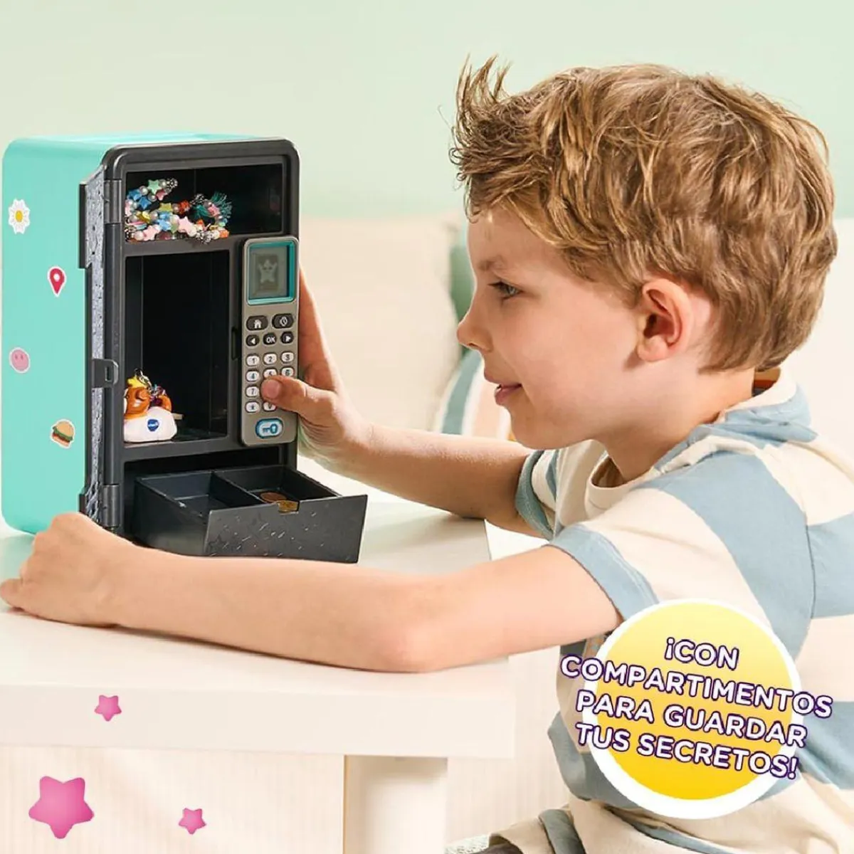 VTECH Juguetes Educativos Y Libros*- KidiSecrets - Taquilla Secreta Negra