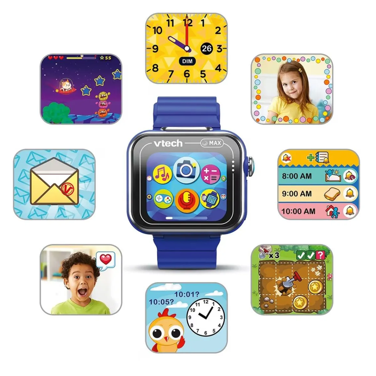 VTECH Juguetes Educativos Y Libros*- Smartwatch Kidizoom Max Azul