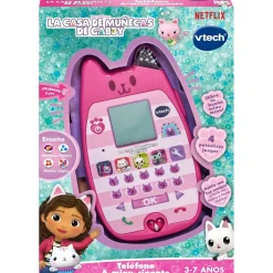 VTECH Coleccionables Y Mini Mundos*- Teléfono Juguetón Gatito A-Miau-cinante ㅤ