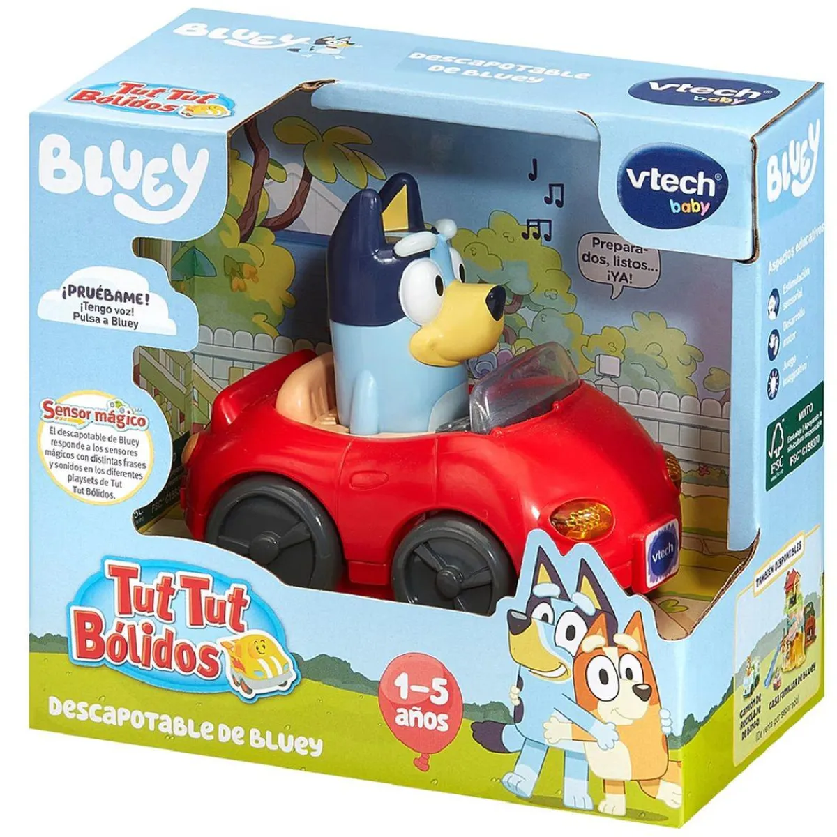 VTECH Coleccionables Y Mini Mundos*Baby - Tut Tut Bólidos de Bluey (Varios Modelos)
