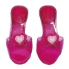 RUBIE'S Disfraces|Halloween*Zapatos princesa corazón rosa 4-6 años