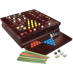 ZIG ZAG Friki Zone|Juegos Y Puzzles*- Caja de madera con 10 juegos clásicos