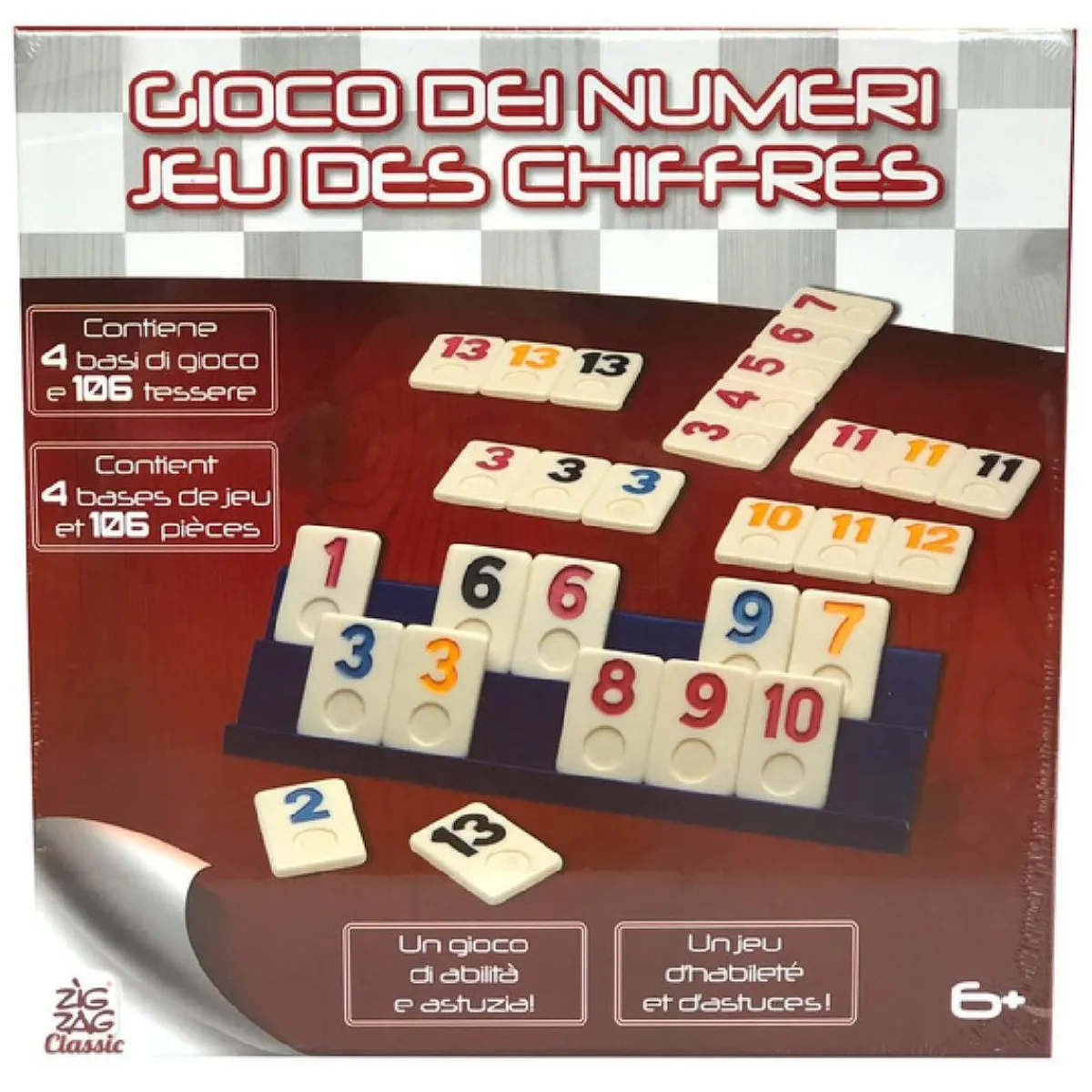 ZIG ZAG Friki Zone|Juegos Y Puzzles*- Juego de los números Rummi