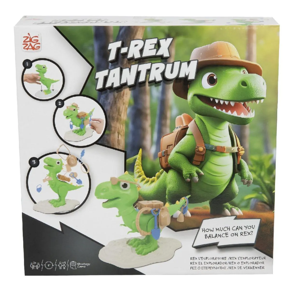 ZIG ZAG Juegos Y Puzzles*- T-Rex explorador